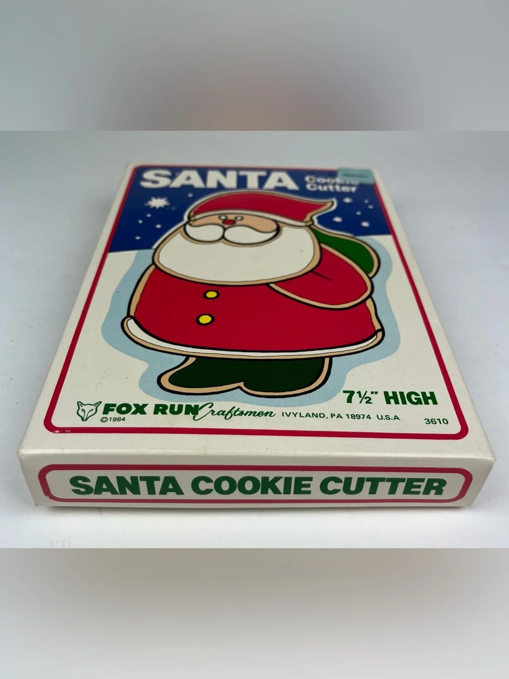 Christmas 1984 FOX RUN Cookie Cutter 7-1/2